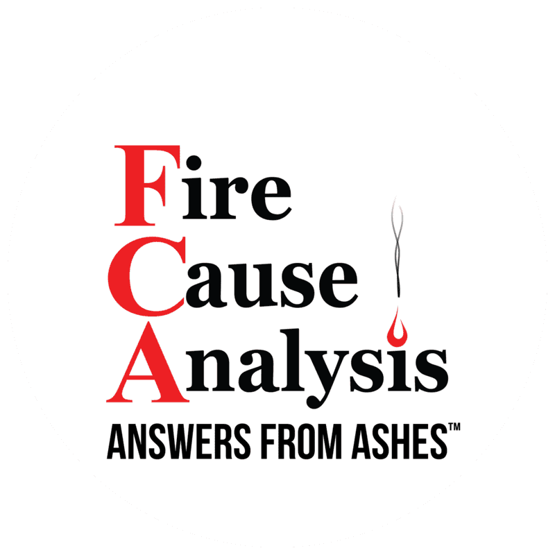 Fire Cause Analysis logo and tagline